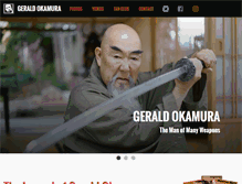 Tablet Screenshot of geraldokamura.com